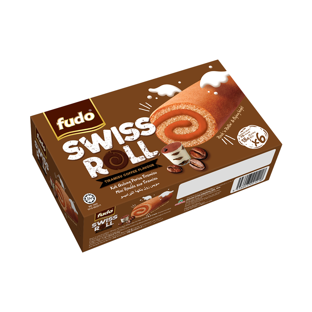 Swiss Roll Tiramisu (Tray) ORIENTAL FOOD MARKETING (M) SDN BHD