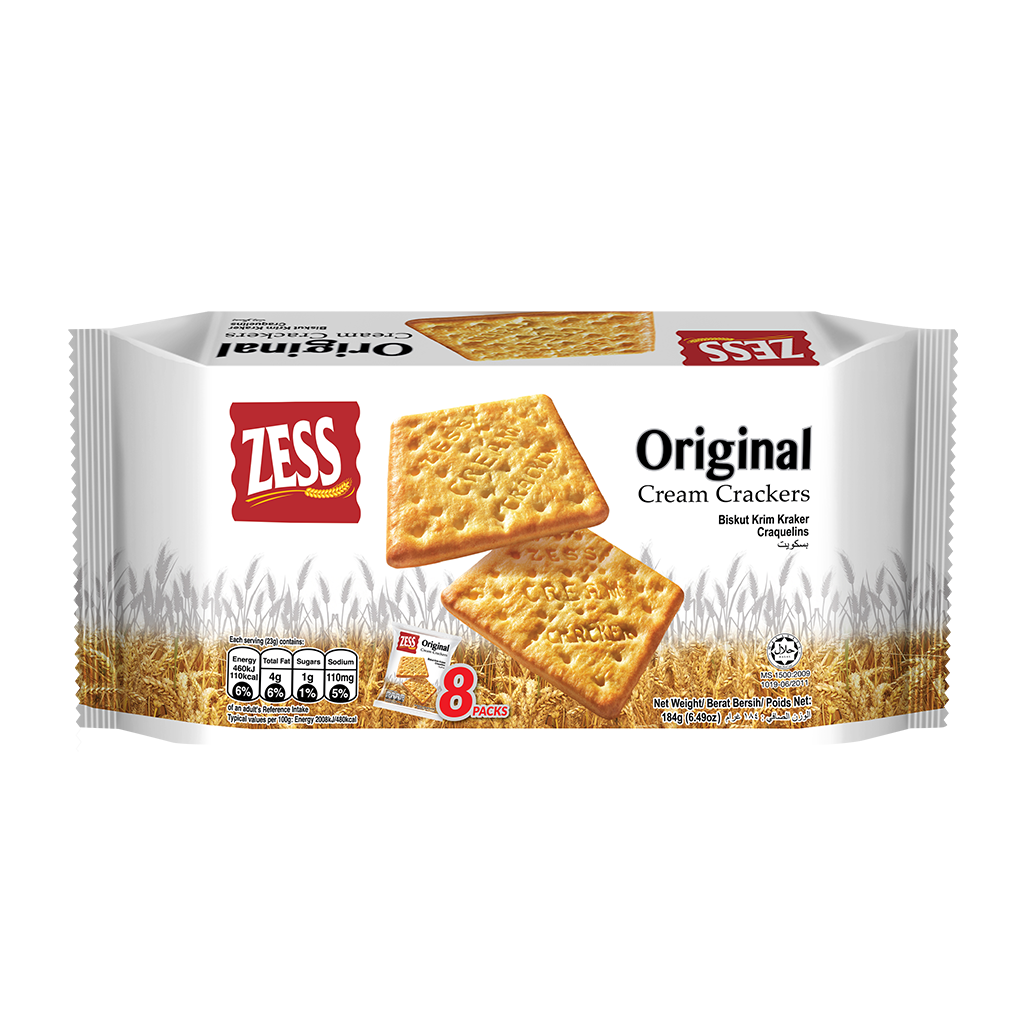 Original Cream Crackers 184G ORIENTAL FOOD MARKETING (M) SDN BHD